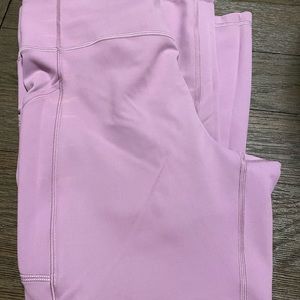 Lululemon invigorate crop leggings with pockets